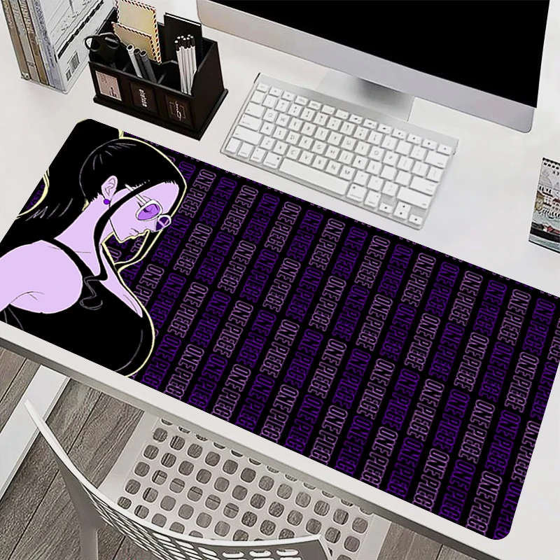 Anime Mouse Pad Large Extended Gaming Desk Mat Non Slip Carpet O-one P-piece Robin kawaii Gamer Pad Rubber Computer Mouse Pad