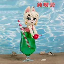 Cute Maid Cat Summer Limited Edition Series Anime Action Figure Model Toy Collectible Dolls Model Home Desktop Decoration Gift