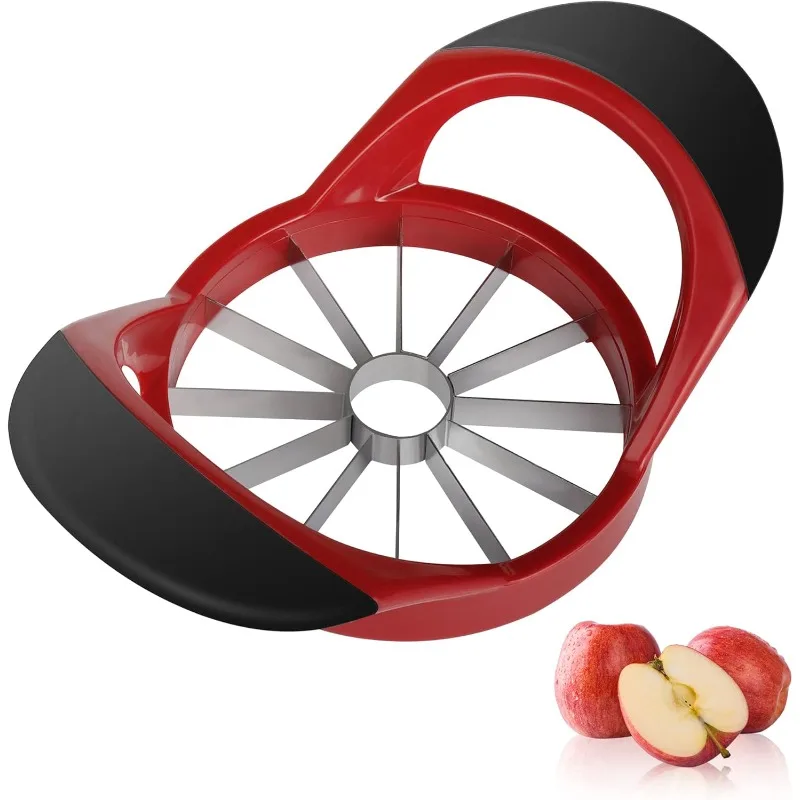 New Apple Cutter Apple Corer and Slicer  Stainless Steel Apple Corer Lightweight Apple Slicer and Corer with Anti-slip Handle