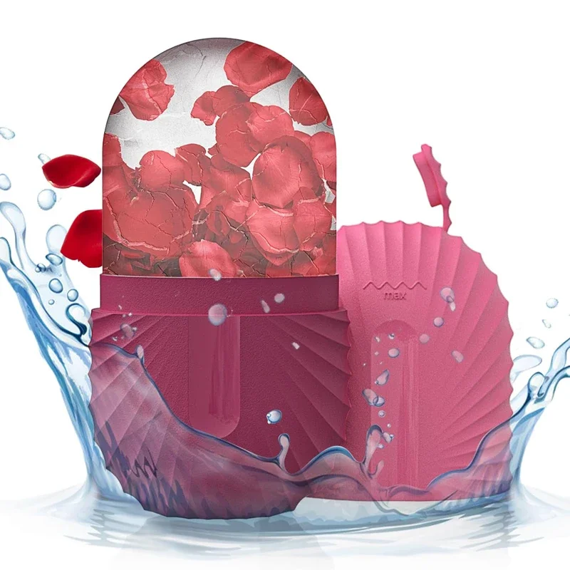 Ice Face Roller Ice Cube Beauty Massage Siliconen ijsvorm voor oogwallen Ice Facial Roller Krimpporiën