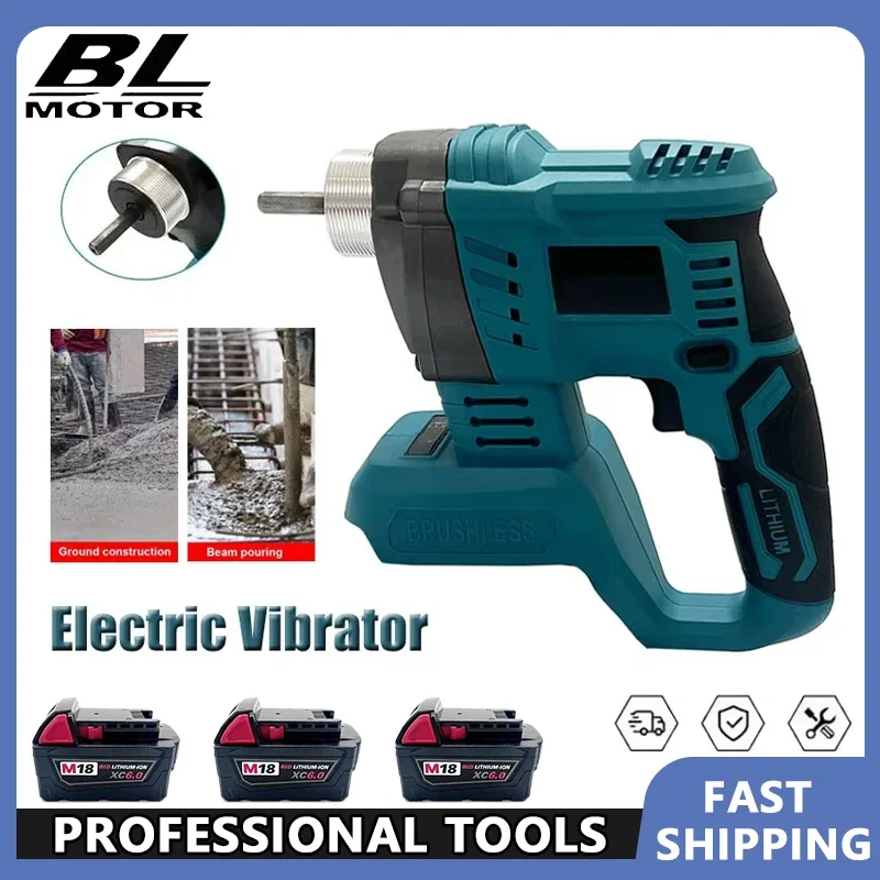 

Fit Makita Concrete Compactor Concrete Brushless High Power Mixing Power Tool For 20V Battery Cordless Electric ConcreteVibrator