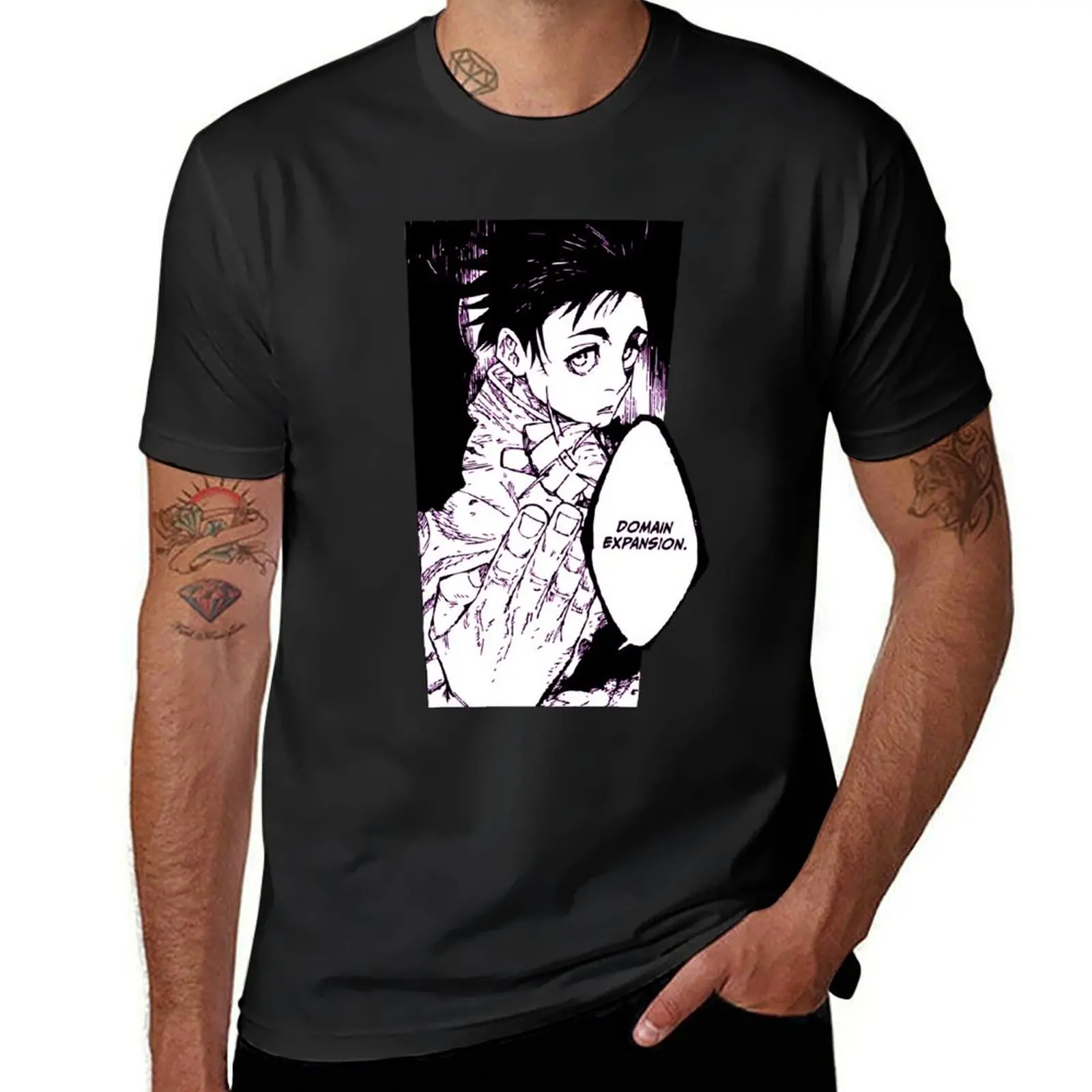 

Yuta - Domain Expansion T-Shirt summer tops oversized for a boy mens white t shirts