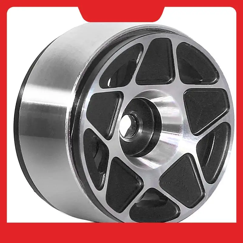 4 قطعة 1.0 بوصة معدنية Beadlock محور عجلات حافة عجلة ل 1/18 1/24 RC الزاحف سيارة TRX4M ترقية أجزاء الملحقات