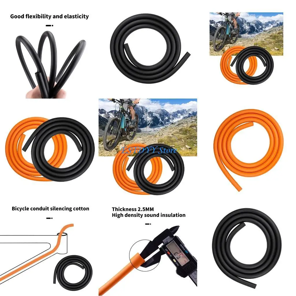 

G6DE велосипедная проволочная трубка, запасная трубка кабеля, трубка тормозного троса, звукоизоляционная трубка для велосипеда и