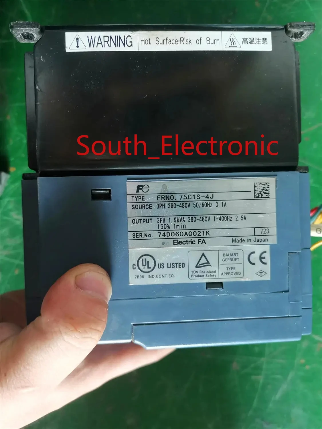 FRN0.75C1S-4J   0.75KW 380V  inverter   ,  In good working condition, free shipping   a