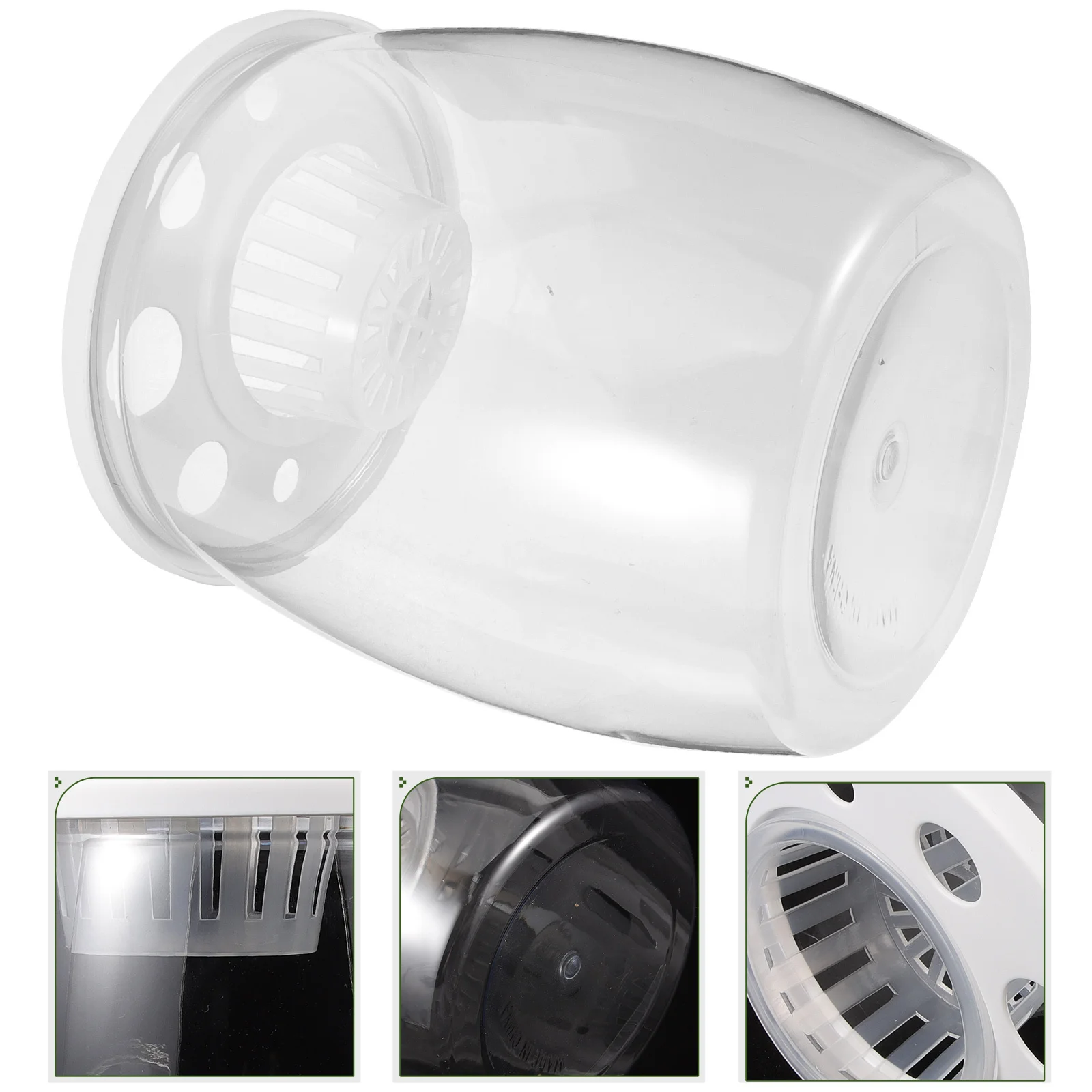 

Desktop Ornamental Fish Tank Small Plastic Aquarium For Goldfish Turtle Breeding Portable Clear Fish Keeper Home Office