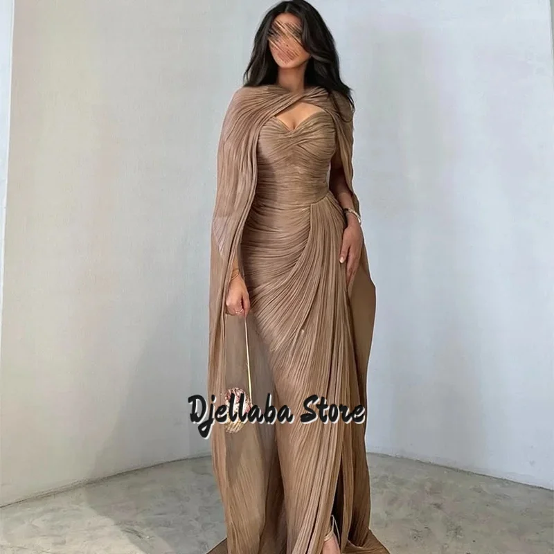 

Mermaid Side Split Shiny Women Prom Formal Gowns for Women Pleat Evening Dress Dresses Sleeveless Simple Customized 2025