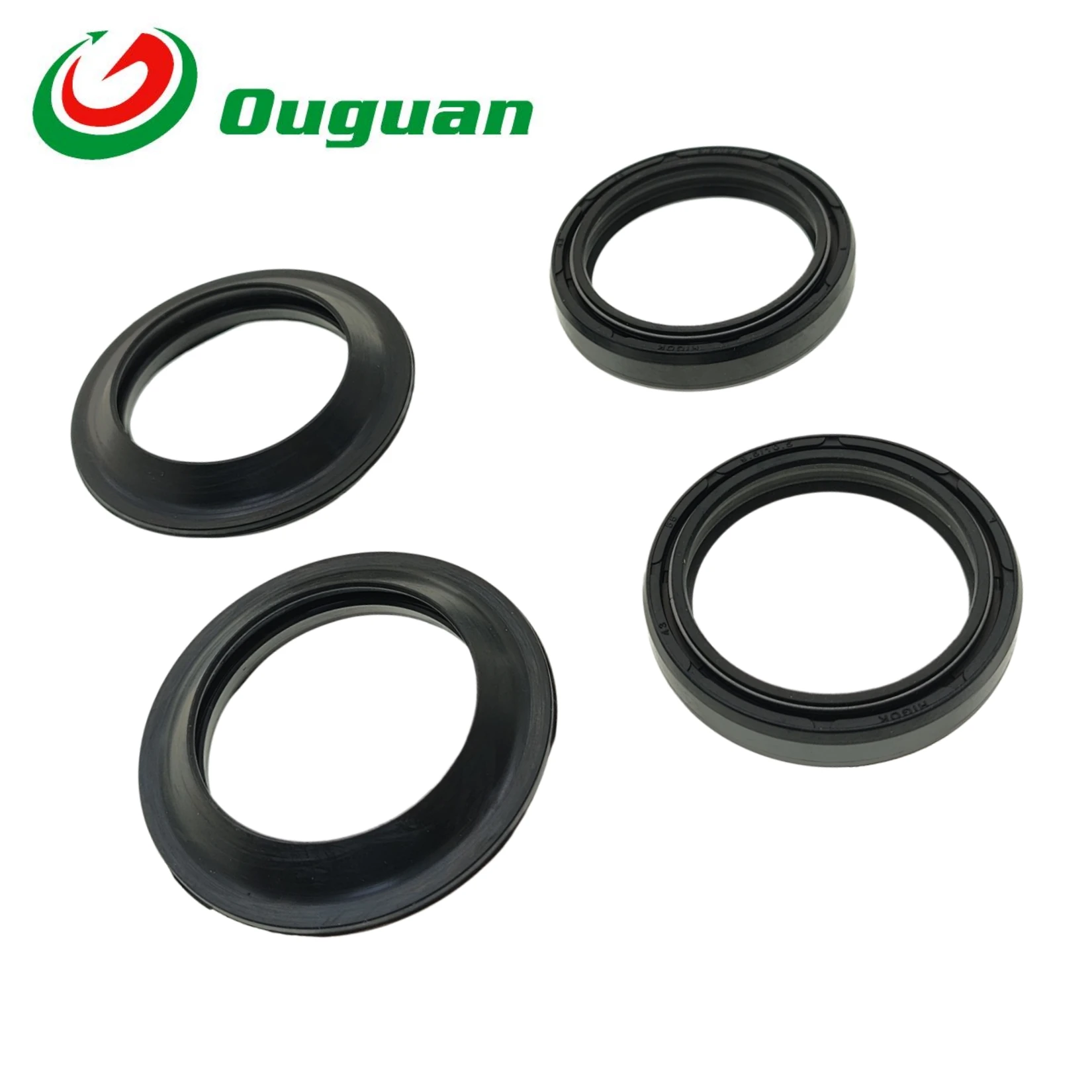ouguan 43x55x9.5/10.5 for Suzuki Triumph Kawasaki Yamaha 1000cc 600cc Various Model Front Fork Dust Cover Oil Seal