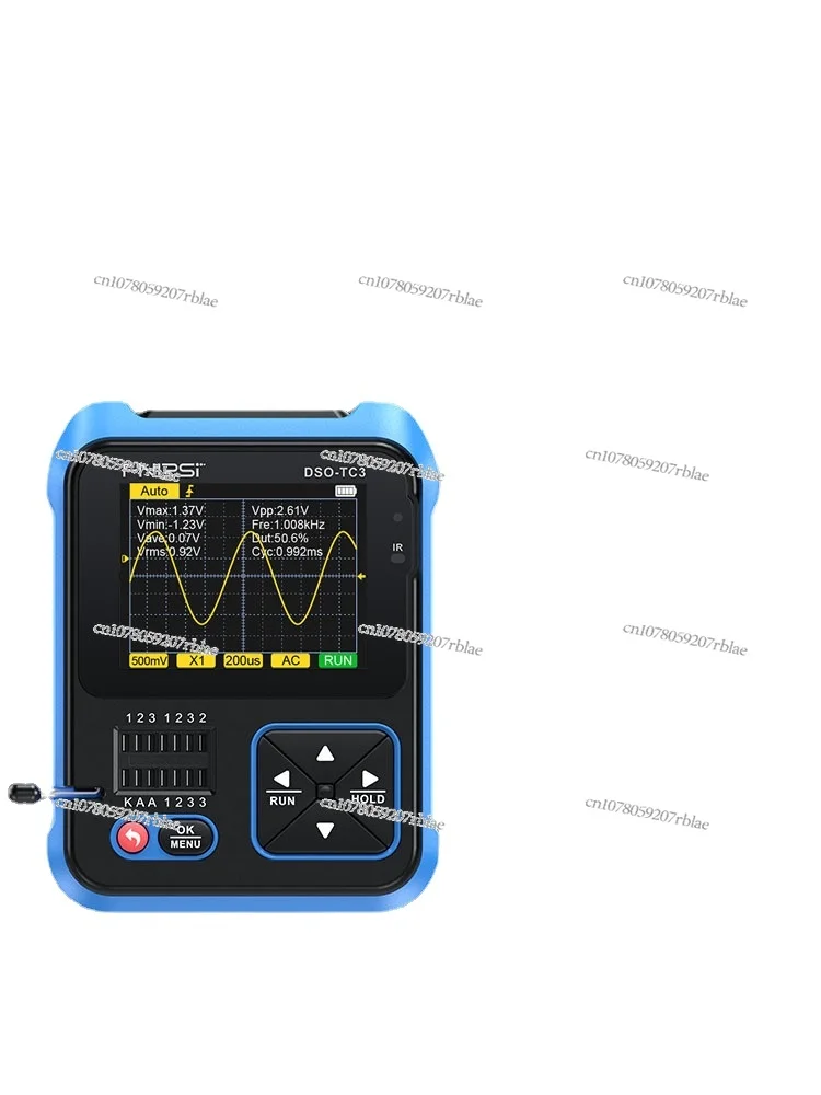 Three-in-One Multifunctional Oscilloscope DSO-TC3 Handheld Small Transistor Detection Signal Generator