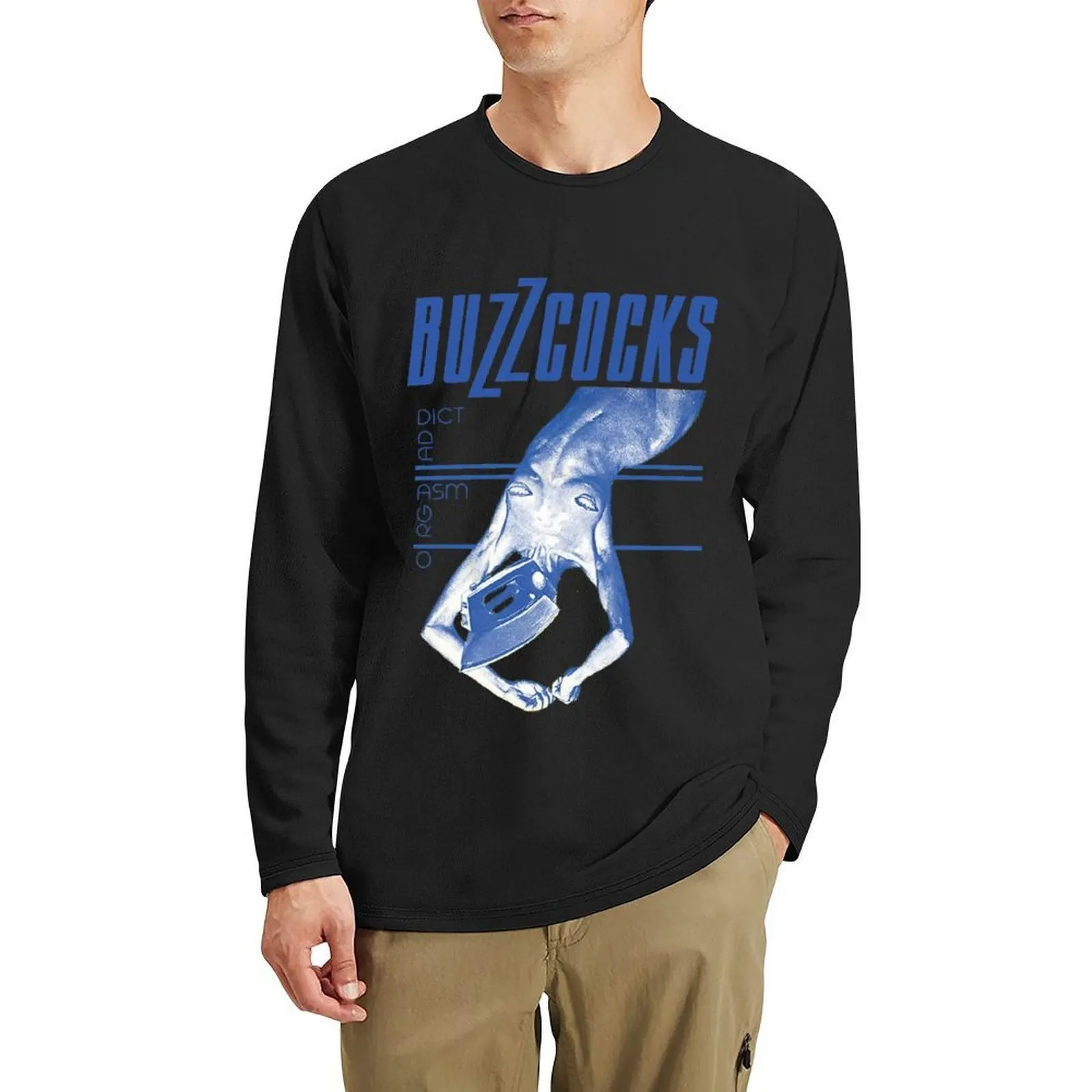 Buzzcocks - Orgasm Addict Long T-Shirt korean fashion vintage t shirt cute clothes boys animal print shirt mens t shirts