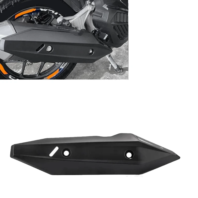 Motorcycle Exhaust Pipe Cover Guard Heat Shield Anti-Scalding Shell For Honda Click150i Click125i Click 150I 125I Black