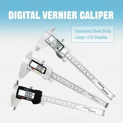 150mm stainless steel digital micrometer, high precision 0.01mm slide foot with data retention and unit conversion for industria
