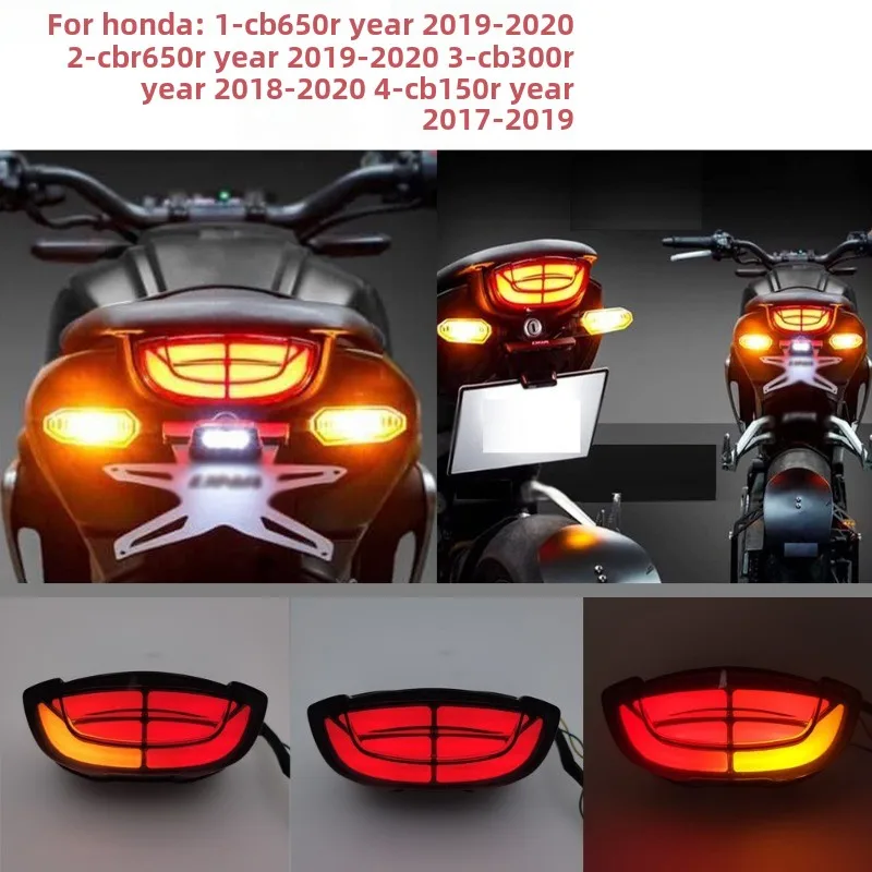 

For Honda Honda CB650R/300R Modified LED Taillight with Turn Taillight