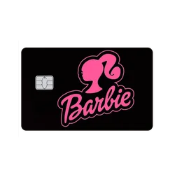 New Barbie Debit Credit Card Skin Film Cover for Transportation Keys Rice Bus Cards Diy PVC Ultra-thin Personalized Stickers Toy