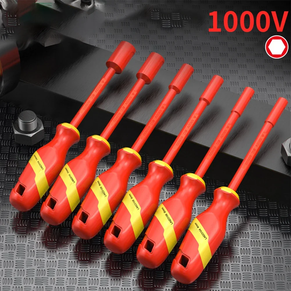 

LAOA 1000V Insulated Socket Screwdriver Multi-function Hexagon Socket Wrench Special Electrical Safety Tool For Electricians