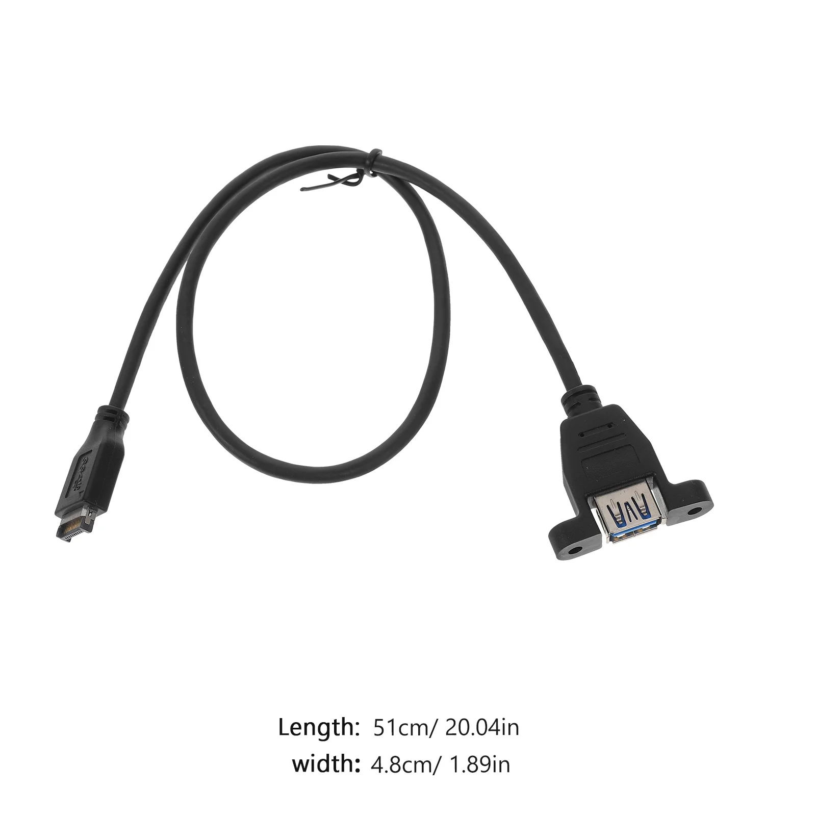 USB-paneelmontageadapter 30 naar een verlengsnoer voor computer Langdurige draagbare betrouwbare verbinding Paneelmontage USB