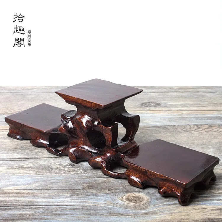 

Wooden Carved Cup Holder, Jade Jewelry Base, Teapot Cushion, Display Stand, Handmade Tea Ceremony