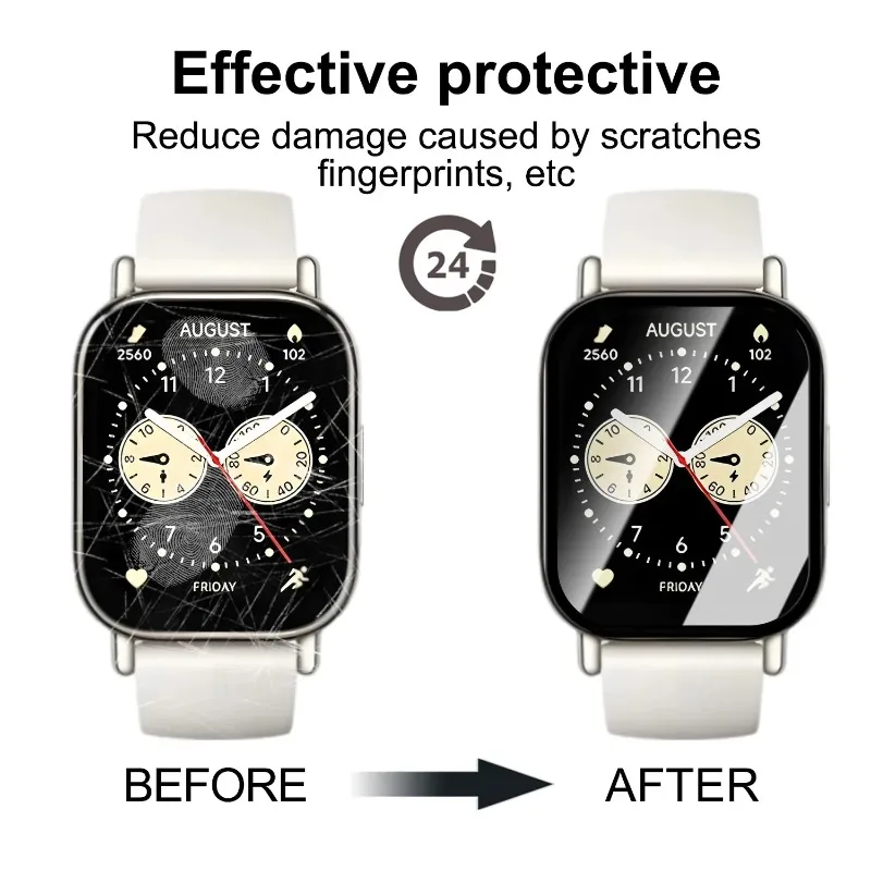 1-5 PCS Ultra-HD Full Protective Composite Membrane Protector Curved Screen Protector Accessories for Redmi Watch 5