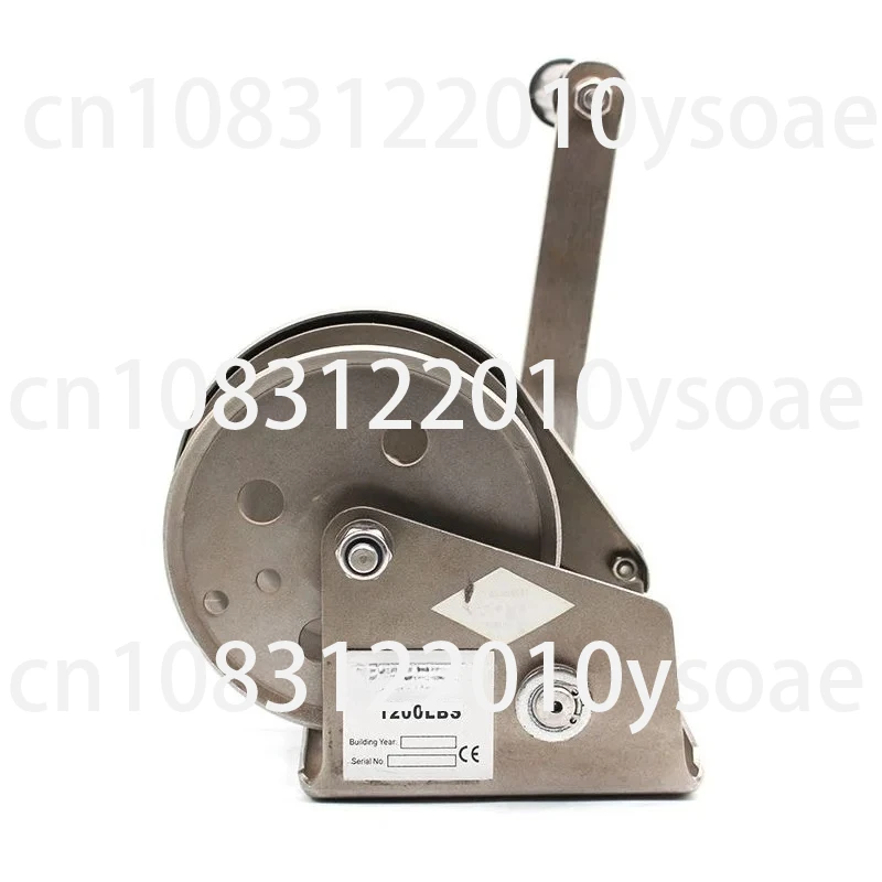 

304 Stainless Steel Hand Winch 1200 Lbs Two-Way Self-Locking Manual Winch Sewage Small Anti-Rust Lifting Tool