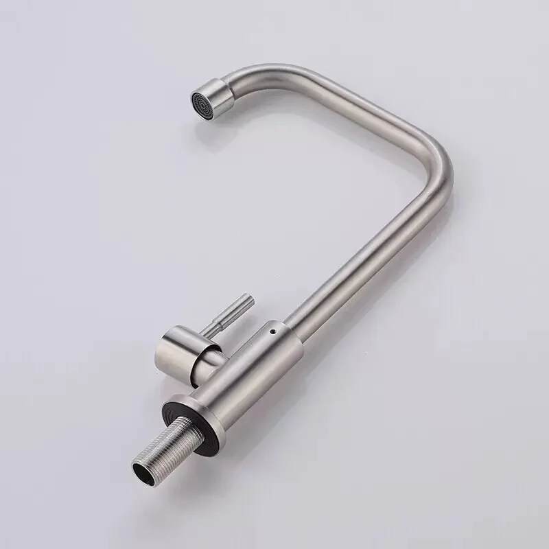 

Kitchen Sink Faucet Universal Hand Wash Basin Faucet Cold and Hot Water Tap Single Tap Not Include PipeBathroom Accessories