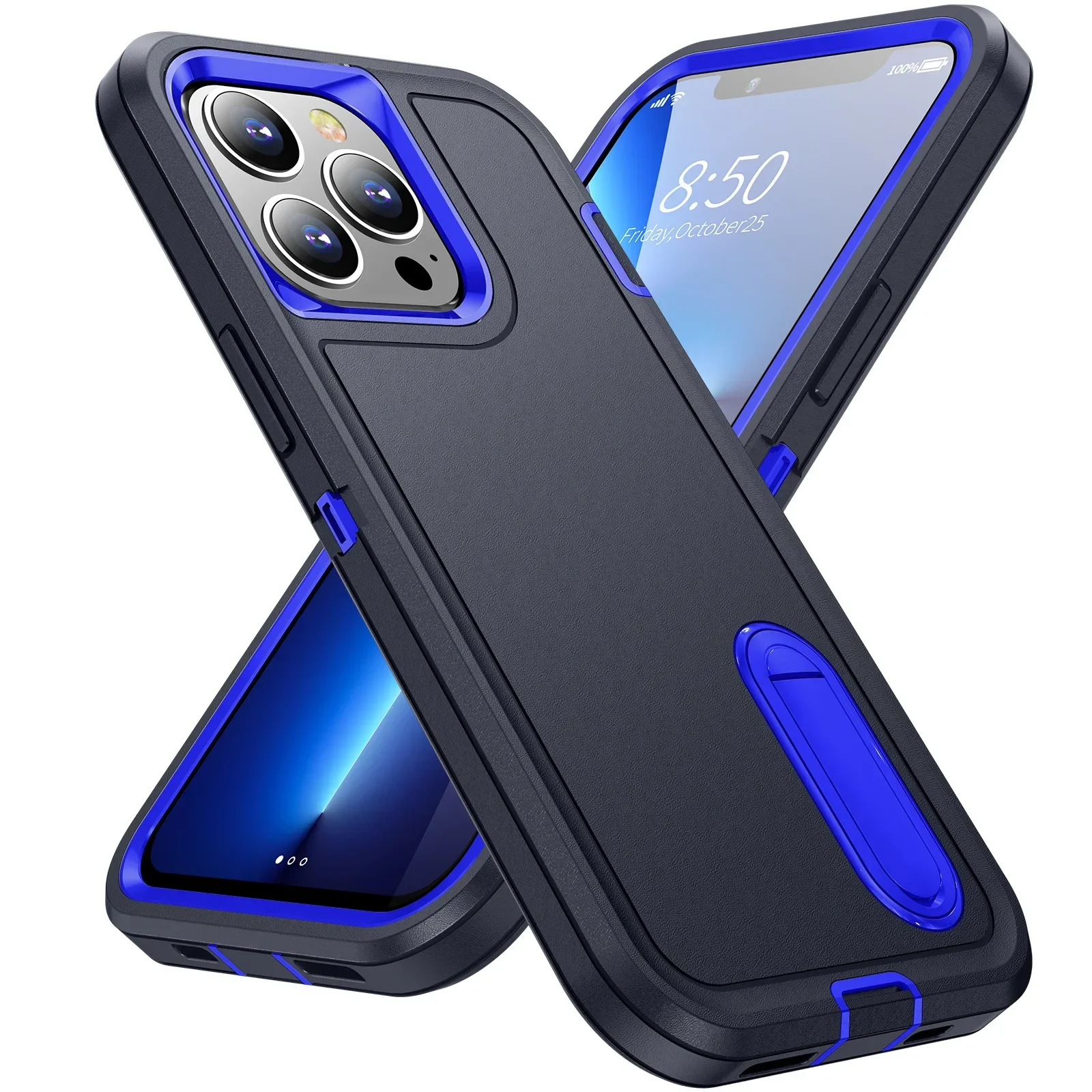 Hülle für iPhone 18 Pro Max 17e 17 Pro Max 16 Pro 15 14, robuste Stoßdämpfung, vollständiger Körperschutz, Silikon-Gummi-Cover – Detail 11