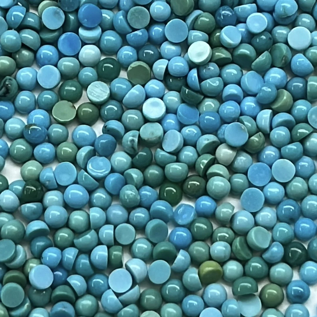 

20pcs High Quality 2mm Loose Gemstone Turquoise Stone For DIY handicraft article