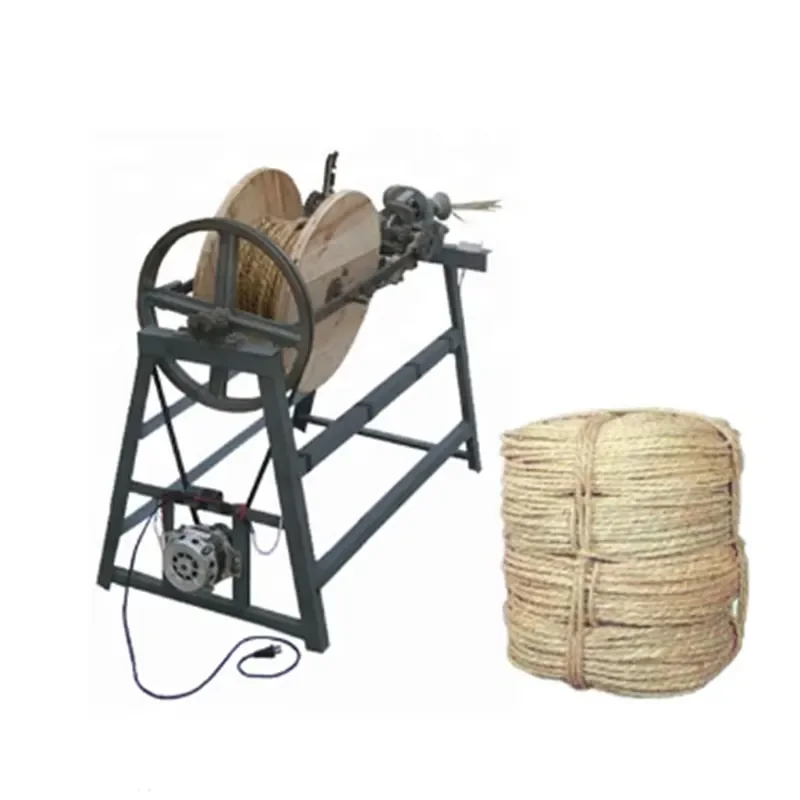 Cheap Rice Straw Rope Making Machine Electric Grass Rope Making Machine