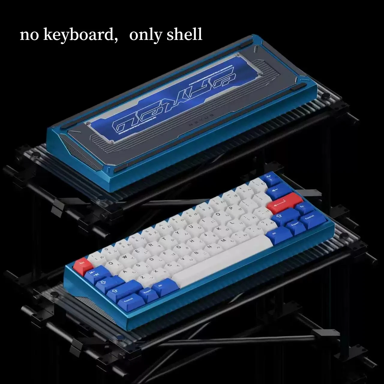 NEXUS60 Wired Keyboard Case Custom Anode Aluminum Shell Magnetic Switch 61 Keys USB Port Ergonomics for Keyboard Accessories