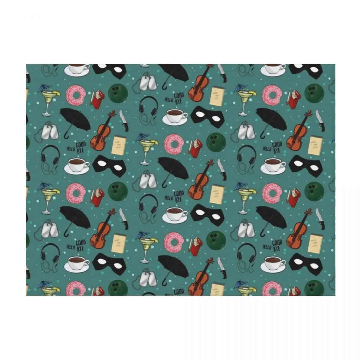 

The Umbrella Academy Collage [in Green] Throw Blanket For Sofa Thin Soft Plush Plaid sofa bed Blankets