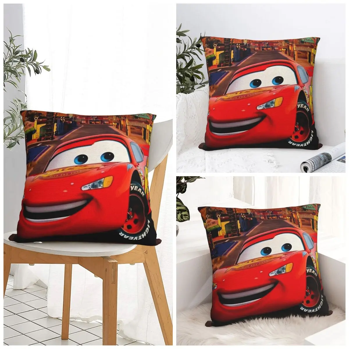 

Наволочка для автомобилей McQueen, дизайнерский чехол для подушки Kawaii, наволочка для свадебной вечеринки, домашний декор, наволочки