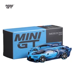 1:64 Bugatti Vision Gran Turismo alloy simulation model, children's collection of decorative toys, holiday gifts for children.