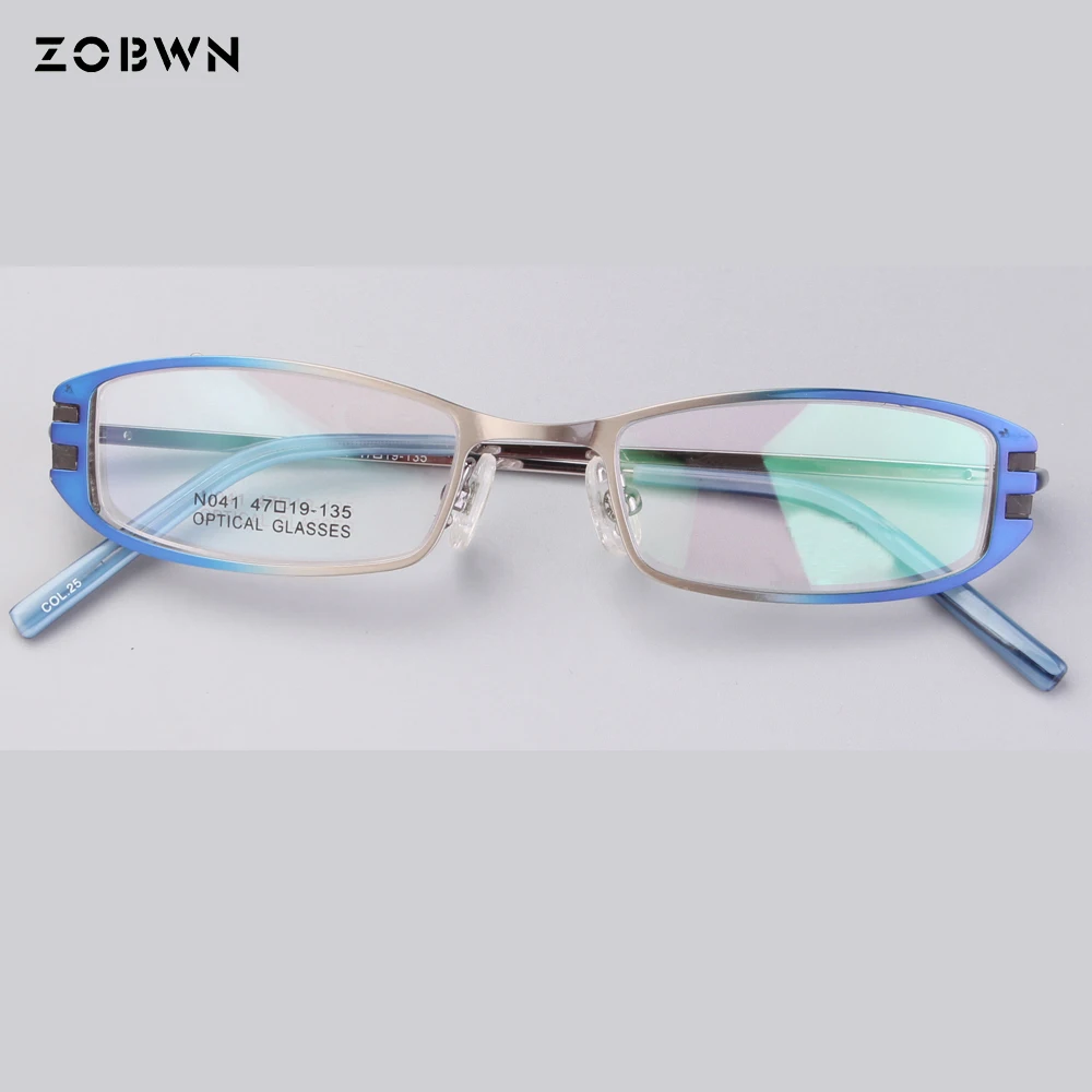 New arrival  Cheap small nerd glasses clear lens unisex gold round metal frame glasses frame optical men women glasses half rim