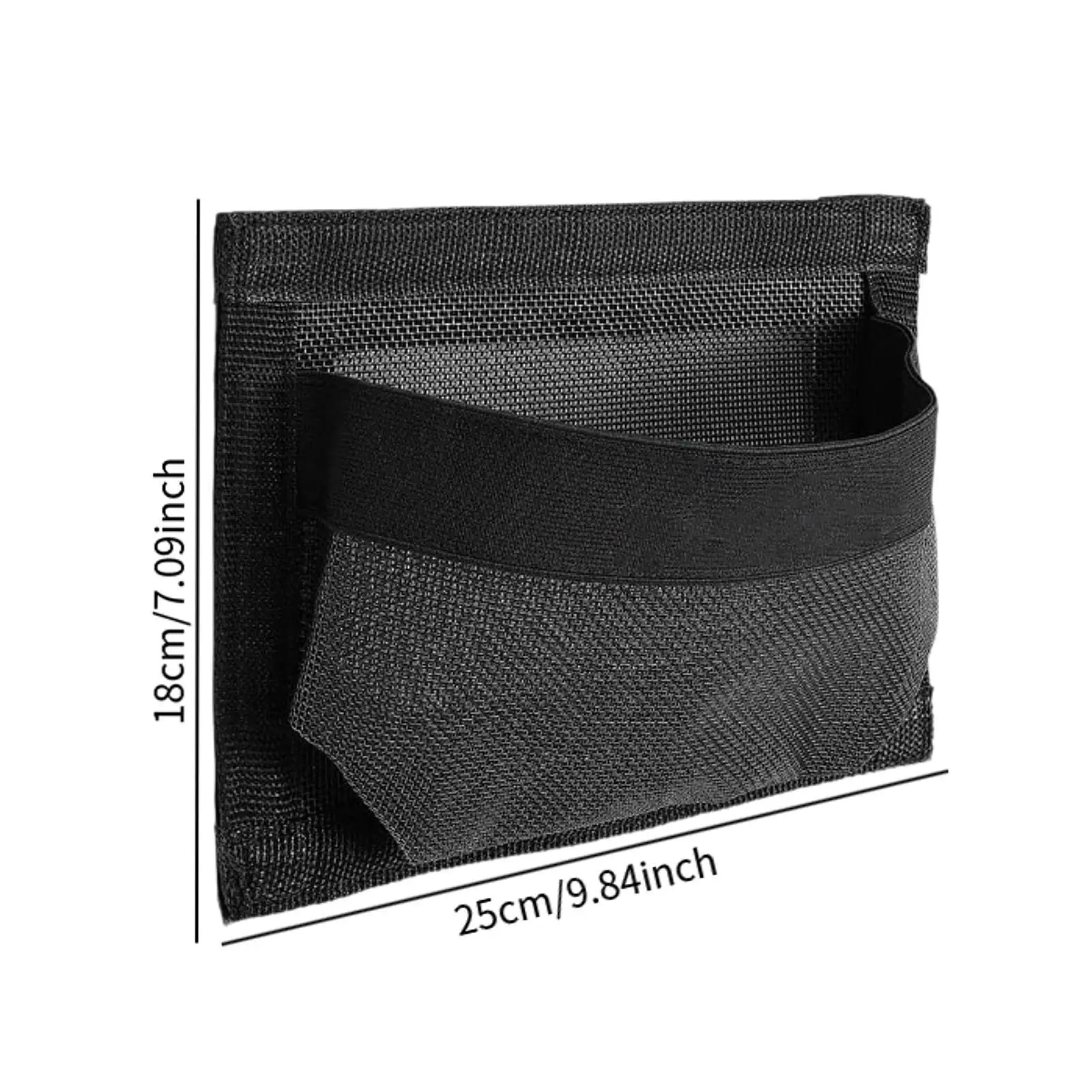 Boat Storage Bag Pouch Versatile Large Capacity Self Sticky Backing Net Bag Holder