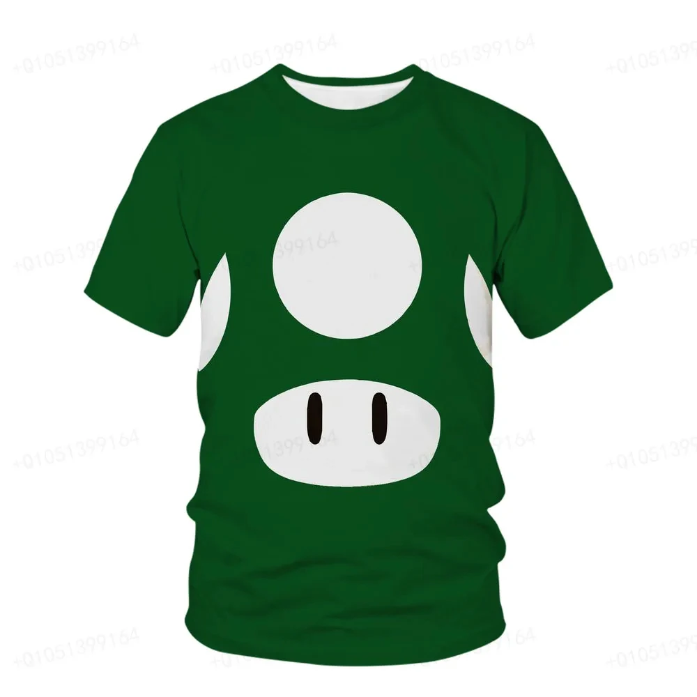 

The 2026 Summer Quick-drying Cartoon Super Mario Bros. 3 D Men's T-shirt Coat Children Sportswear with Boys