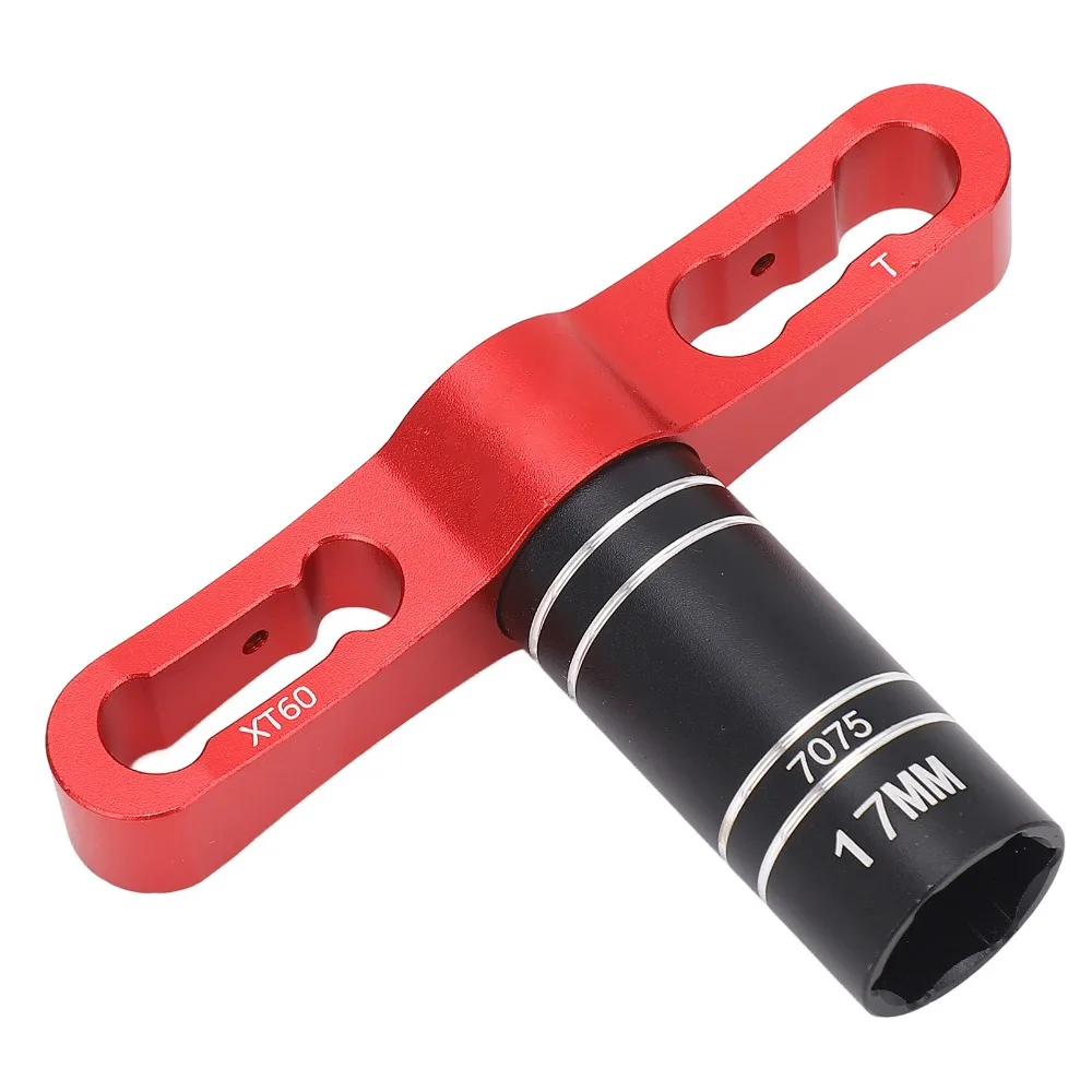 17mm Wheel Hex Wrench Quick Install Wheel Hex Sleeve Spanner for Traxxas/Axial/Arrma/ HSP/Redcat/ECX/HPI 1/8 1/10 1/12 RC Cars