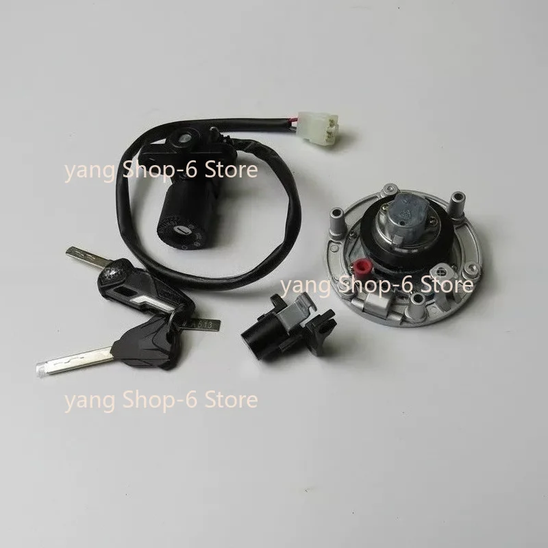 Original Ignition Switch Fuel Tank Cap Cover Seat Handle Locks Include Key for LONCIN VOGE 350AC LX300-9 500321092-0001