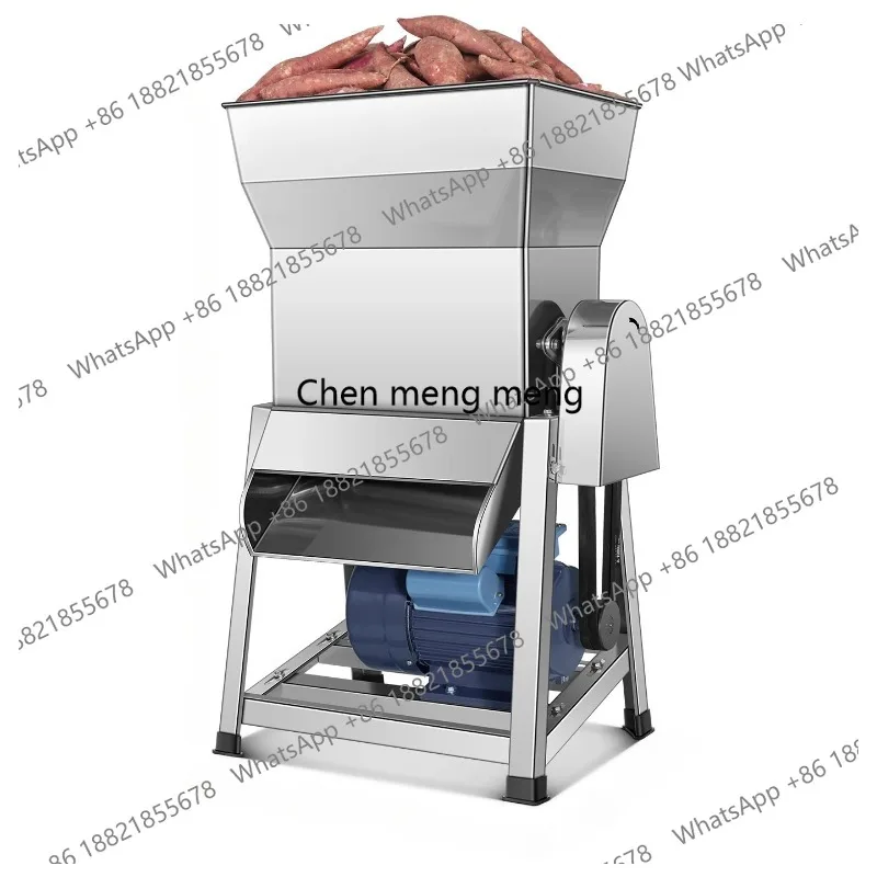 z189 Household Small Cassava Grinder Stainless Steel Sweet Potato Crusher Starch Machine