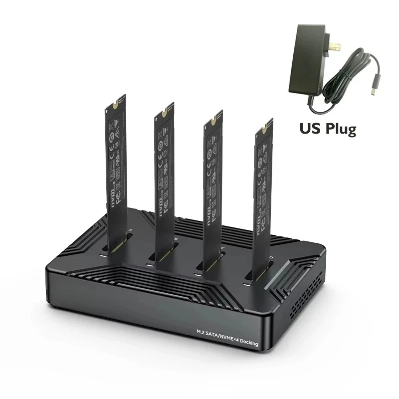 

DB2804SN Base 12V/3A Surport NVMe 10Gbps/SATA 6Gbps External Hard Drive Docking Station for Nvme