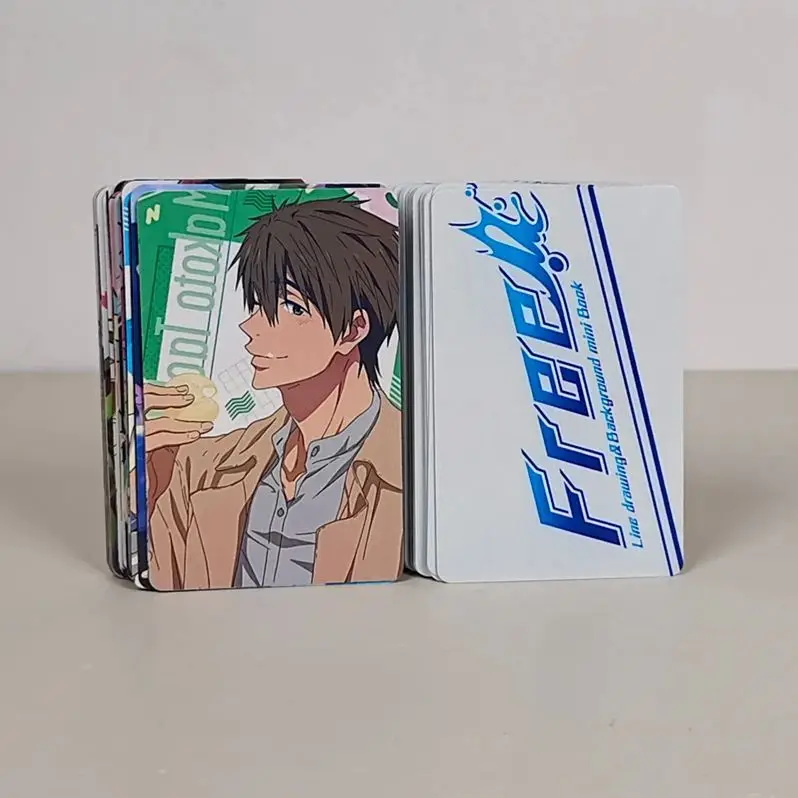 96pc/set Remote Manga Laser Lomo Card Album Comic Characters Photo Card Fans Collection Cards