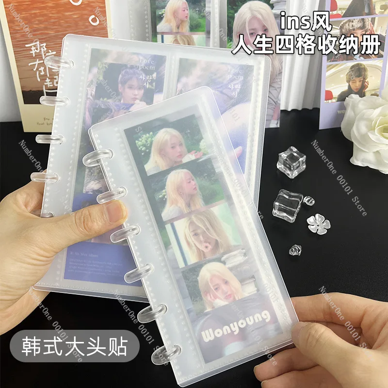 Four-frame photo album, star photo, star chasing girl, small card, Polaroid card film,card album