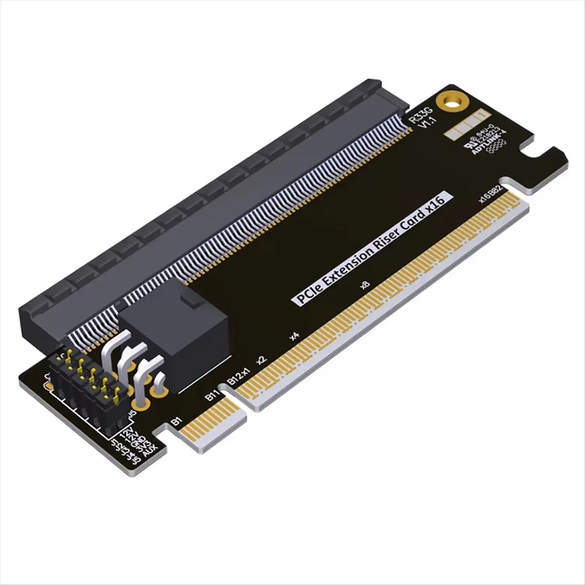 AA19 High Speed PCI Express 5.0 16X Riser Extended Card PCI-E to PCIe 16X Slot Connectors PCIE X16 Converter for 1U 2U Server