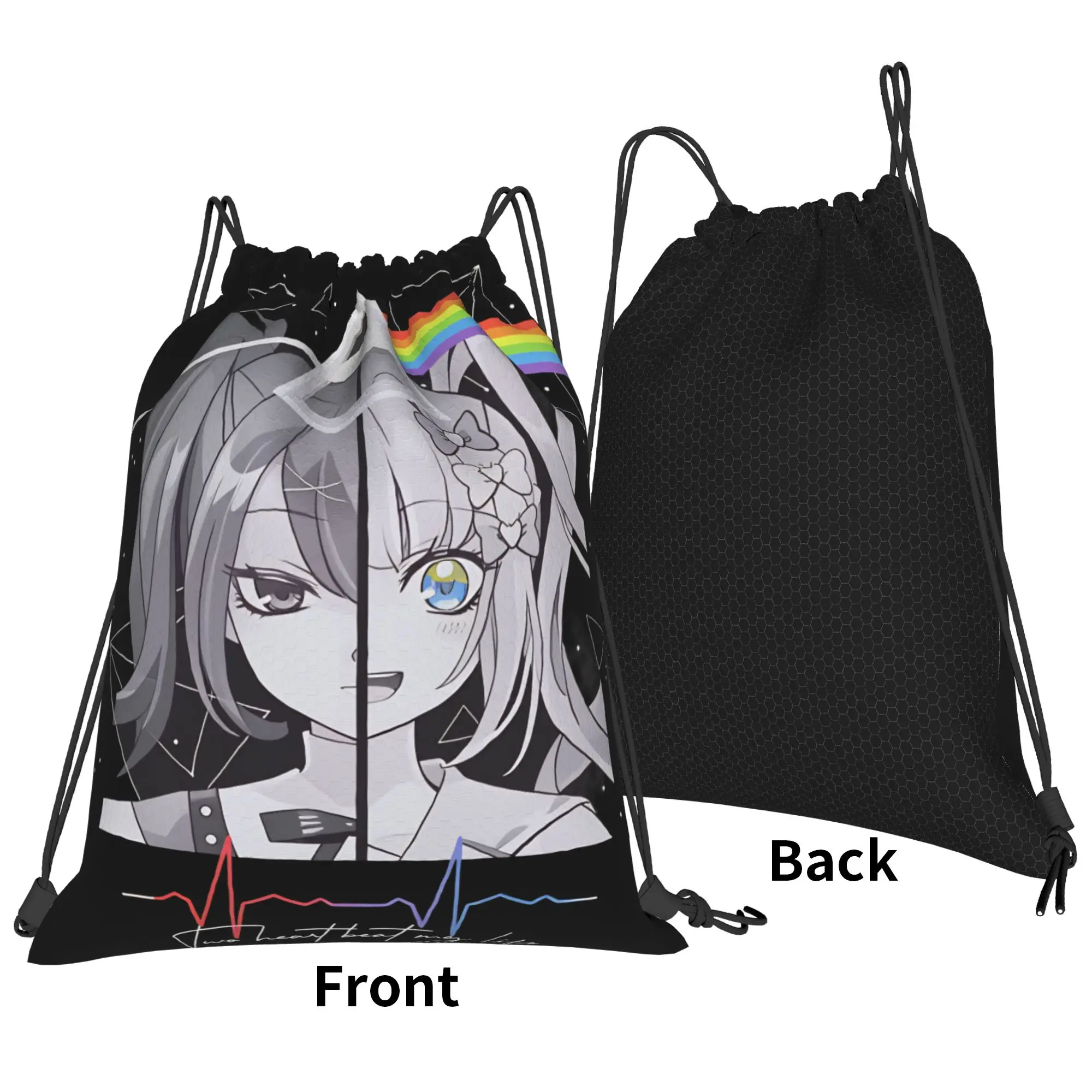 Needy Streamer Overload Drawstring Bag Video Game Retro Portable Sackpack String Bags Students Outdoor Beach Backpack