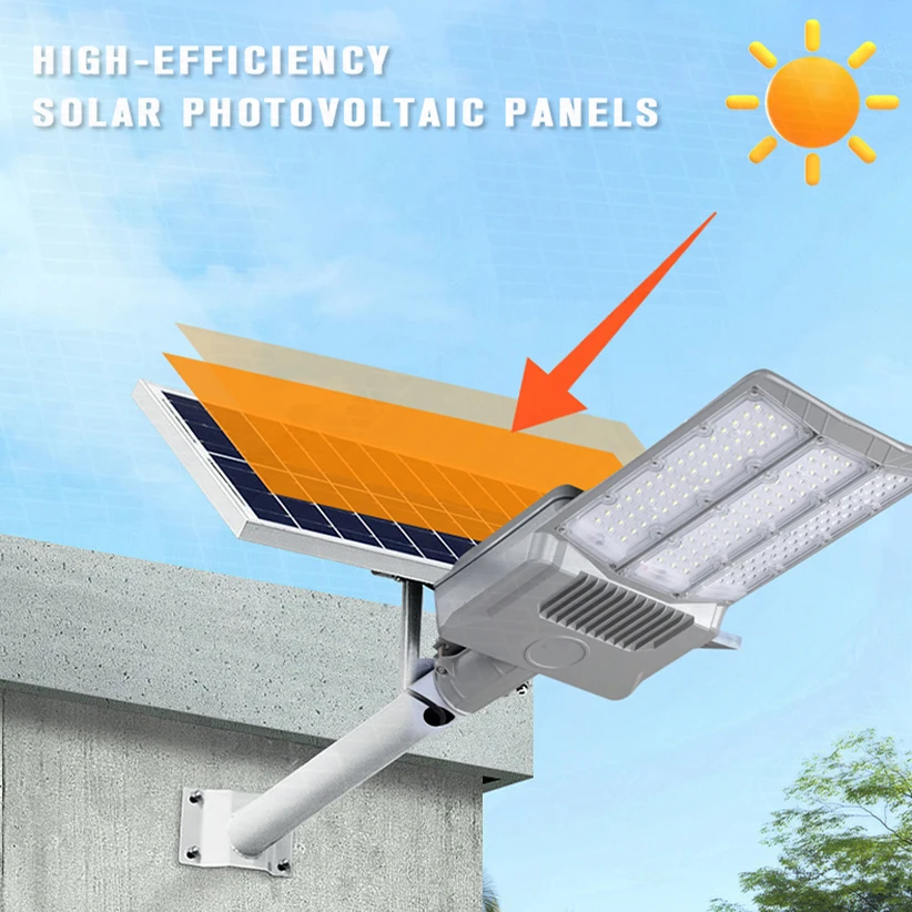 Farola Solar dividida de 20000W para exteriores, farola Solar de aluminio para jardín, luz Solar para casa, lámparas de pared impermeables con