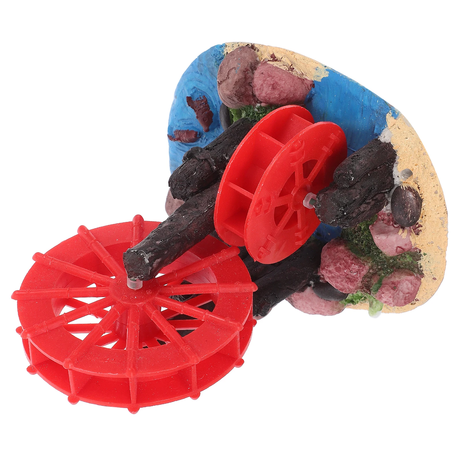 

Feng Shui Wheel Water ABS Desktop Rockery Rotation Fish Tank Mini Fountain Decor Ornament Simulation Landscape Indoor Accessory