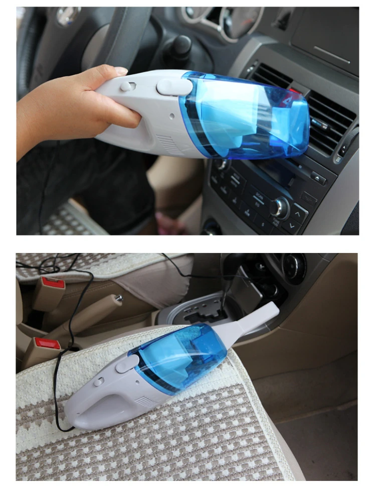 12V 60W Car Vacuum Cleaner  Portable Cleaner Wet & Dry Handheld Portable Mini  Portable Cleaner Accessories