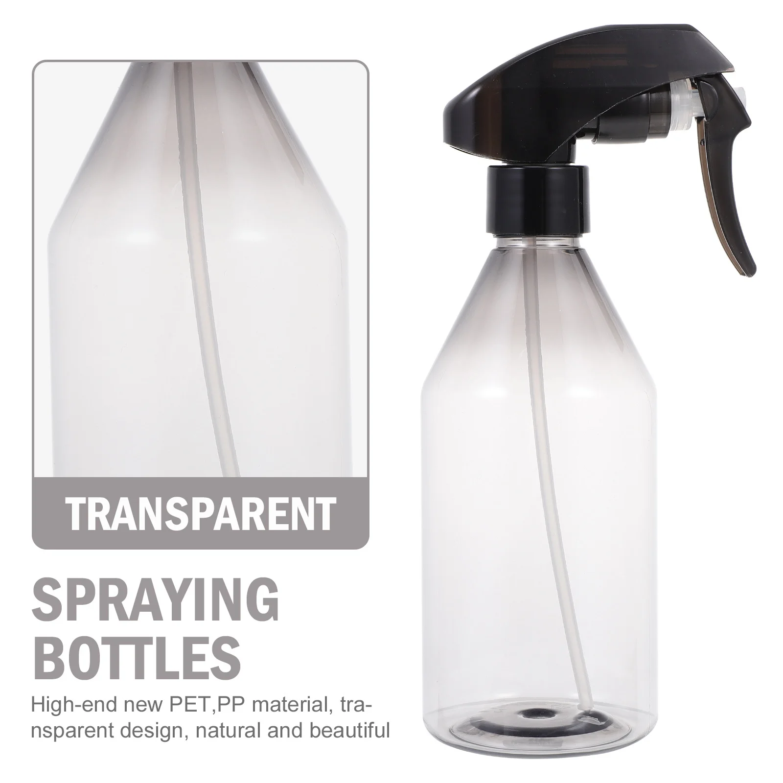 

2Pcs Spray Bottles Multipurpose Leak-Proof Refillable Water Sprayer for Hair Salon Gardening Home Care Plant Watering and Beauty