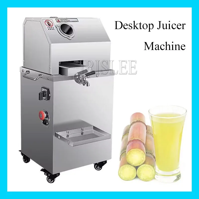 

Commercial Sugarcane Juicer Automatic Stainless Steel Desktop Sugar Cane Machine Cane-Juice Squeezer Cane Crusher