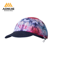 AONIJIE E4607 Colorful Folding Sports Floppy Cap Quick Drying Soft Visor Hat For Running Cycling Daily Fit 54-58cm Size