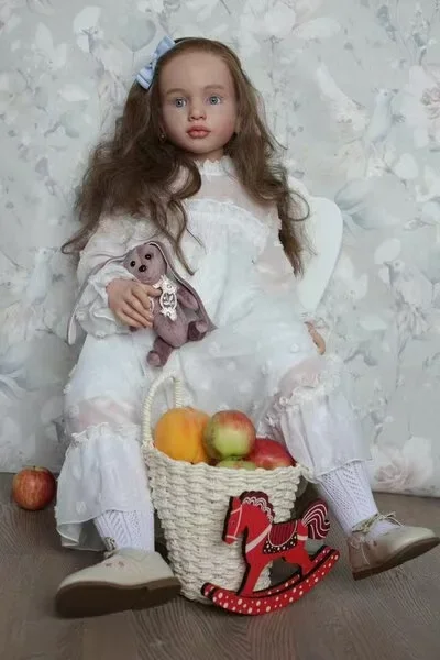 DLS Kit DIY Personnalisé Édition Limitée Bébé Reborn Aloenka 42 pouces avec Cheveux Implantés à la Main et Kit de Peinture