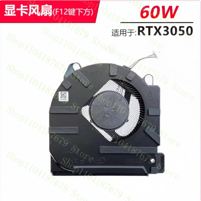++M75725-001 M75727-001 80W New laptop CPU GPU Cooling Fan for HP Pavilion gaming 7 Victus 16-D 16-E TPN-Q263 TPN-Q264